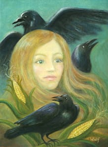 Crow Queen - copyright Bernadette Wulf