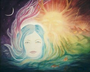 New Moon - Goddess Awakes - copyright Bernadette Wulf