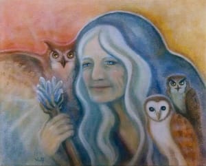 Owl Crone - copyright Bernadette Wulf
